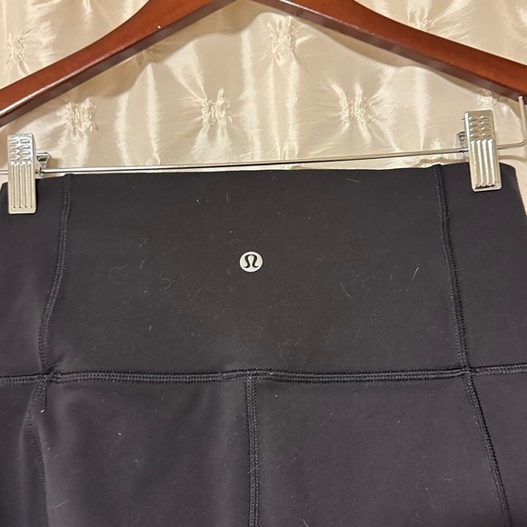Lululemon Black Essential Rhythm Crop Mesh Leggings - Picture 8 of 16